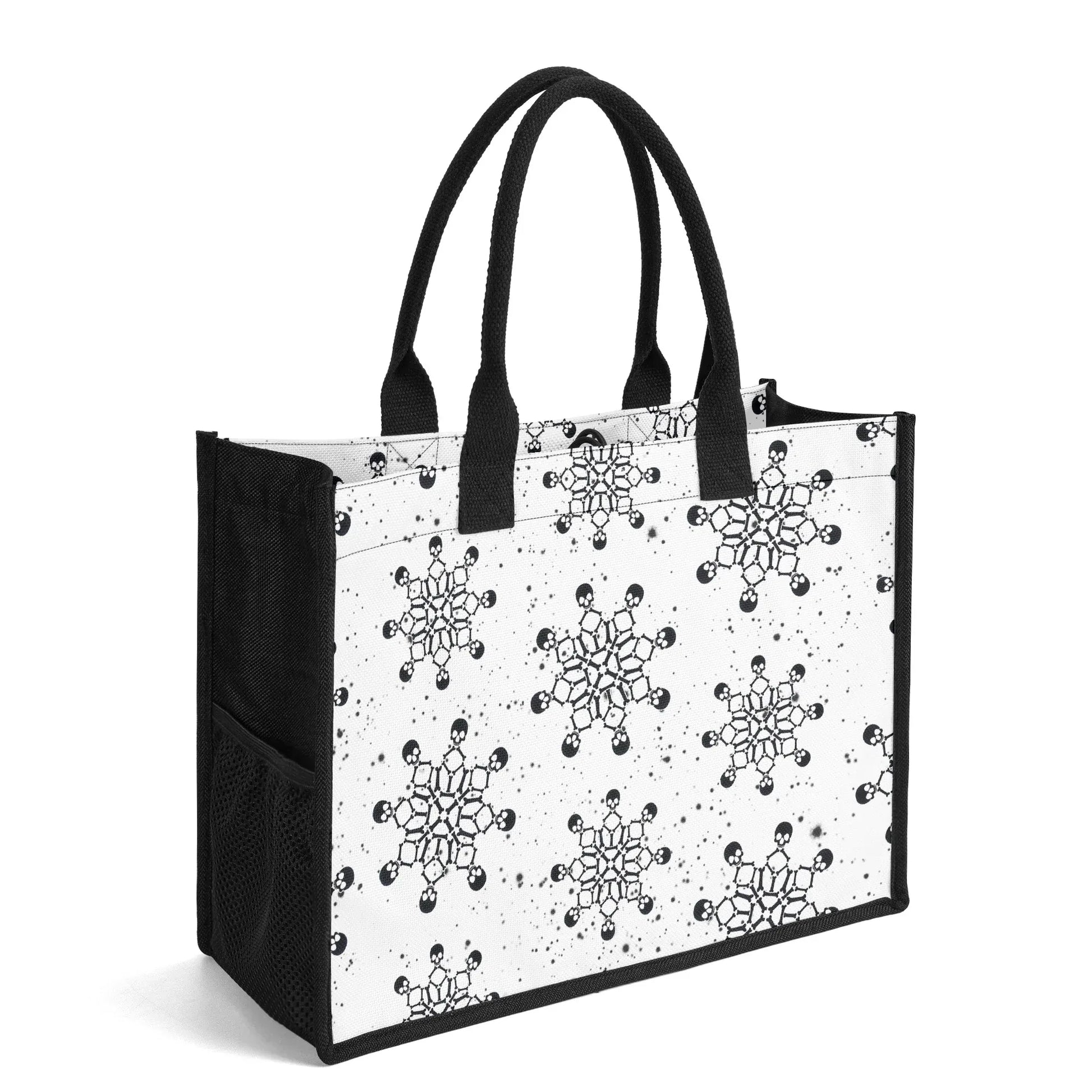 black-snow-canvas-shopper-tasche-einkaufstasche-jlr-design-4 - JLR Design