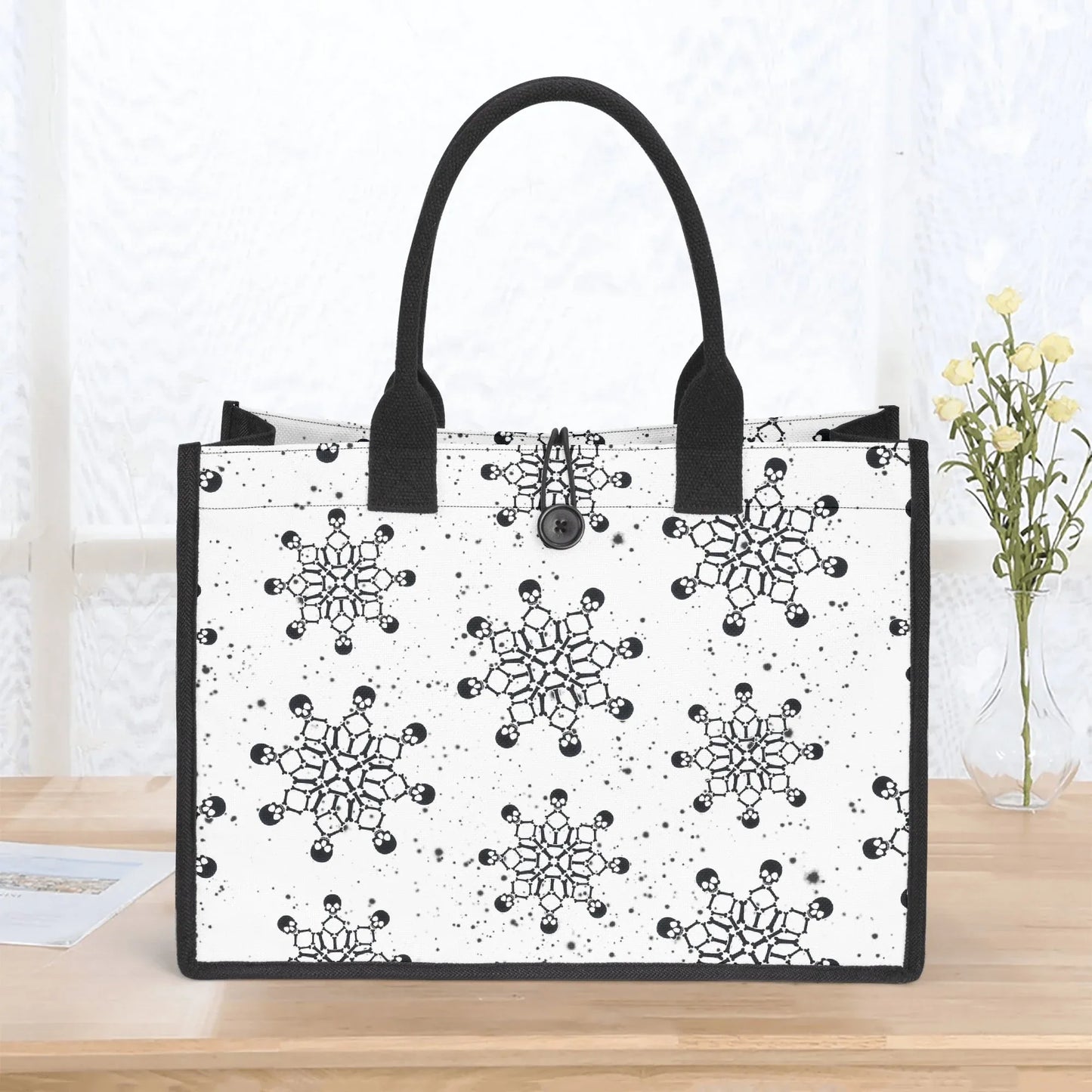 black-snow-canvas-shopper-tasche-einkaufstasche-jlr-design-5 - JLR Design