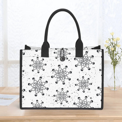 black-snow-canvas-shopper-tasche-einkaufstasche-jlr-design-5 - JLR Design