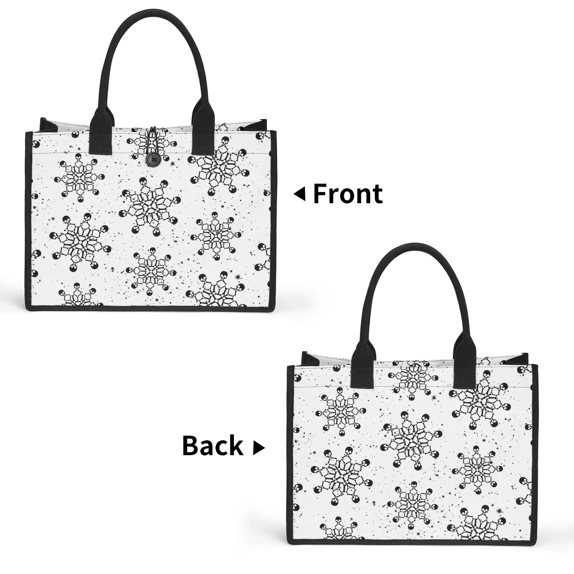 black-snow-canvas-shopper-tasche-einkaufstasche-jlr-design-8 - JLR Design