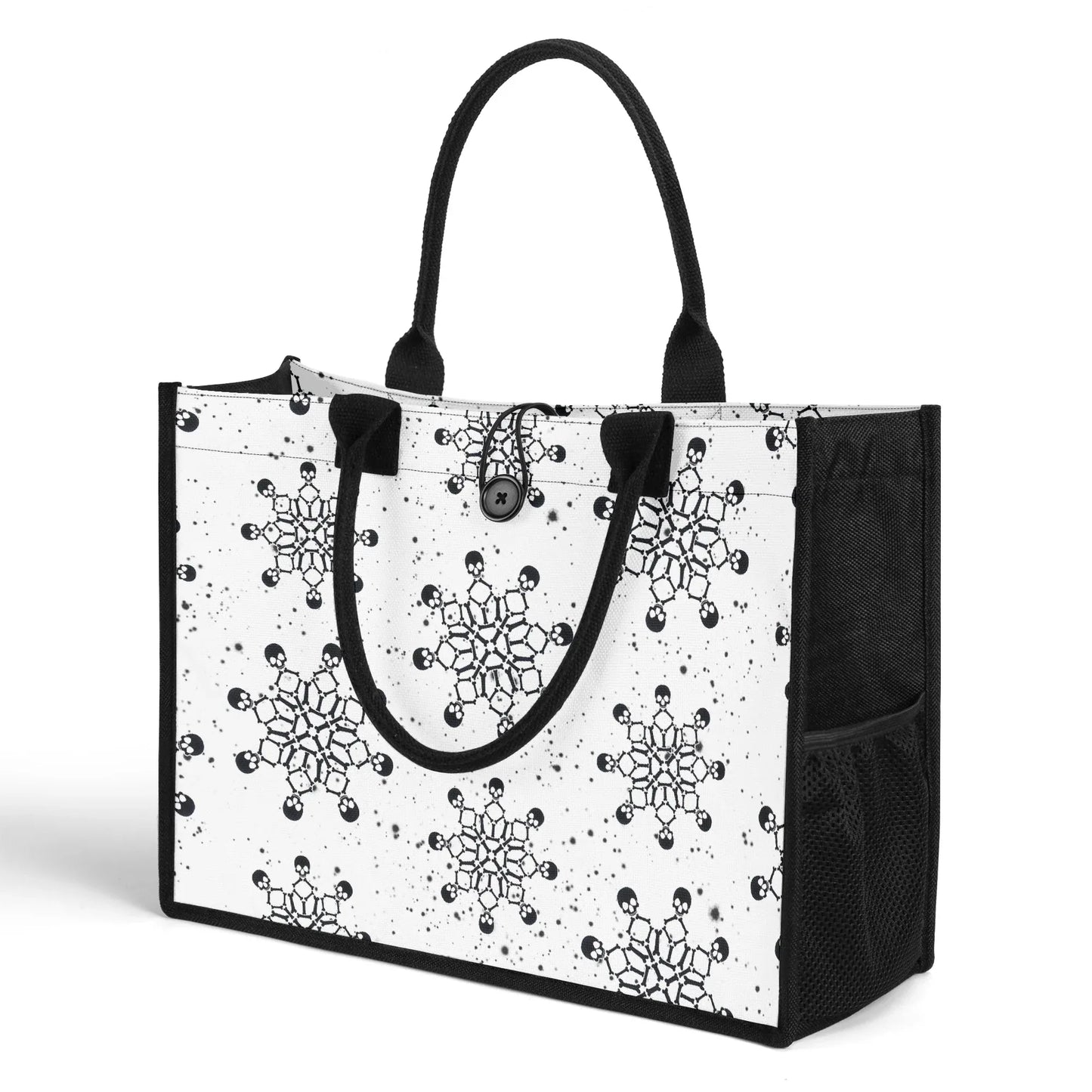 black-snow-premium-canvas-shopper-tasche-tragetasche-jlr-design-3 - JLR Design