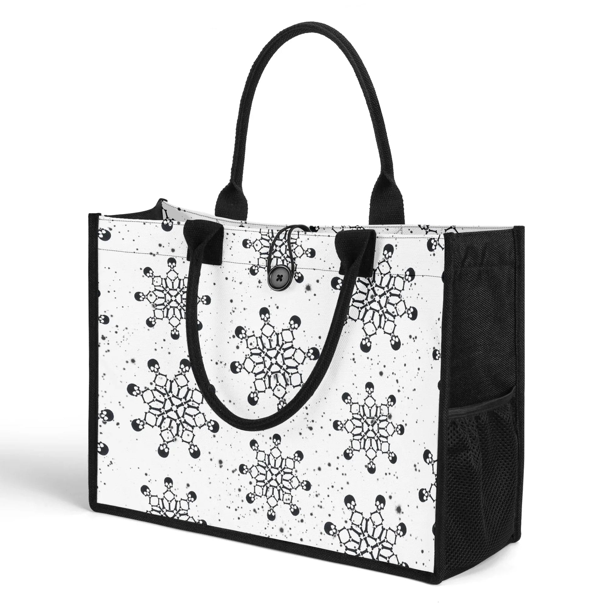 black-snow-premium-canvas-shopper-tasche-tragetasche-jlr-design-3 - JLR Design