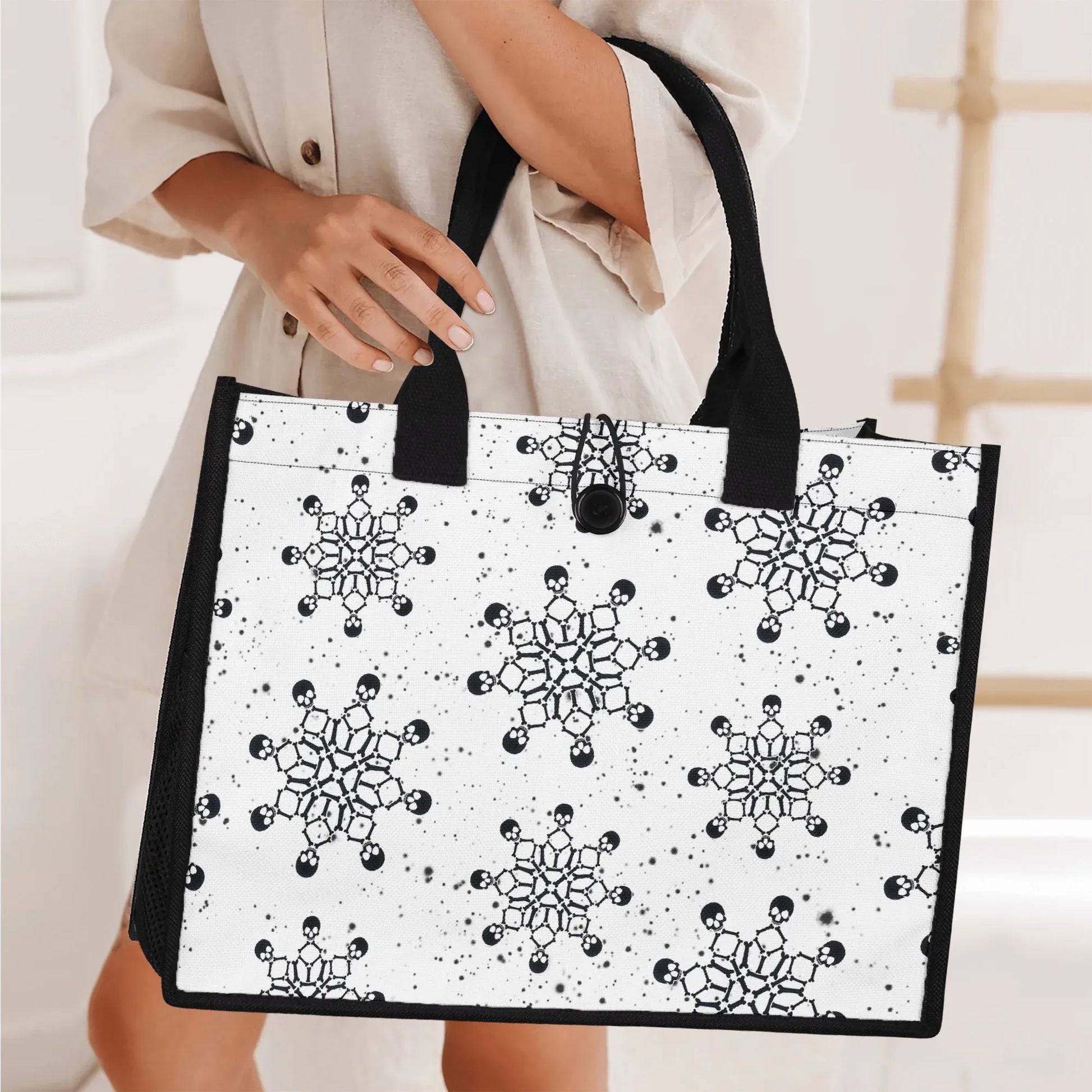 black-snow-premium-canvas-shopper-tasche-tragetasche-jlr-design-6 - JLR Design