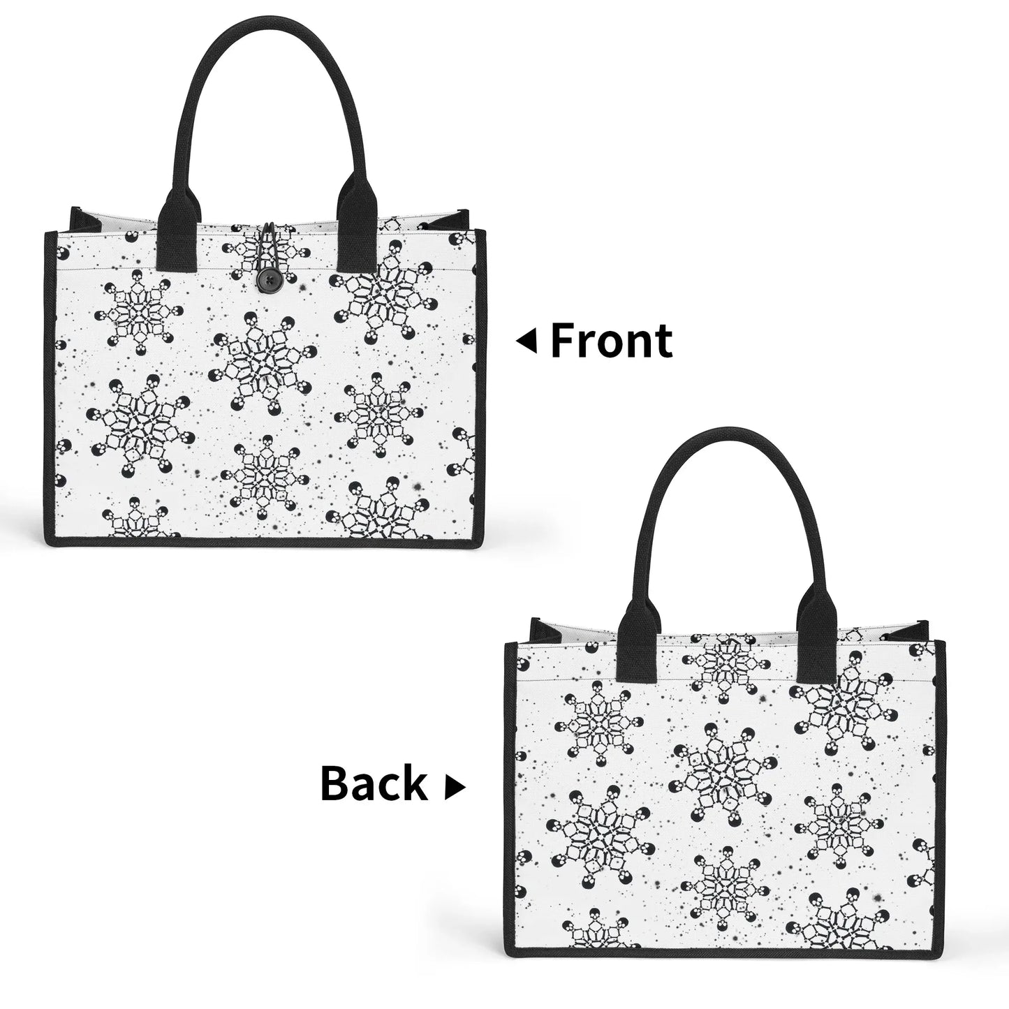 black-snow-premium-canvas-shopper-tasche-tragetasche-jlr-design-8 - JLR Design