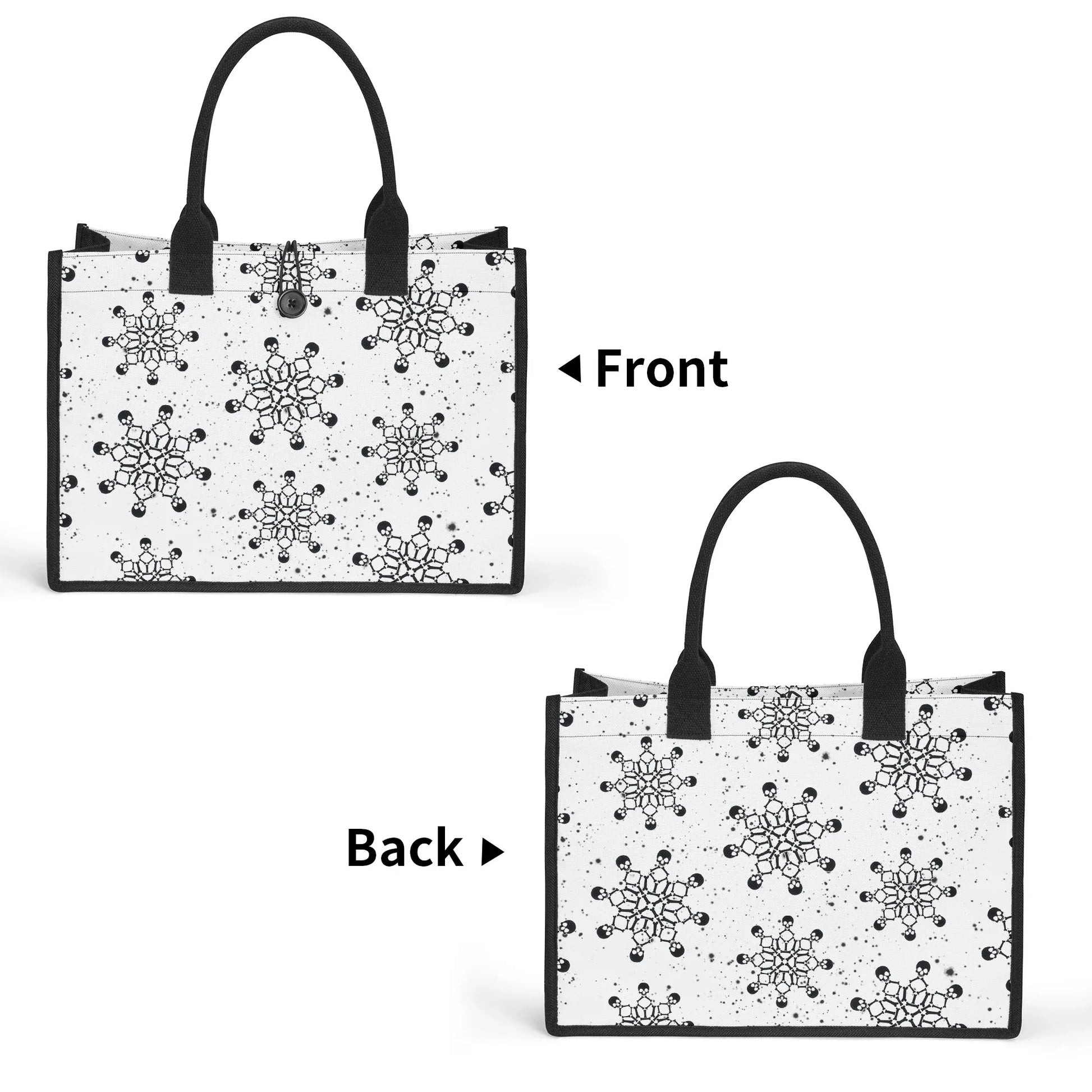 black-snow-premium-canvas-shopper-tasche-tragetasche-jlr-design-8 - JLR Design