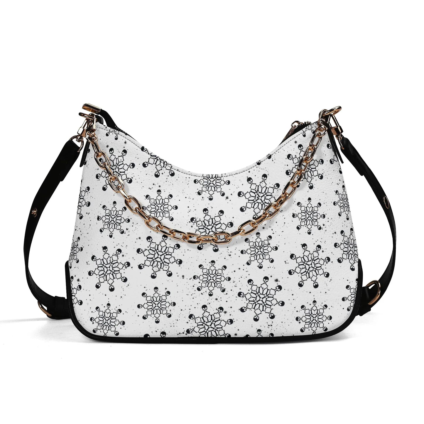 black-snowflake-elegante-umhangetasche-mit-kette-umhangetasche-jlr-design-1 - JLR Design