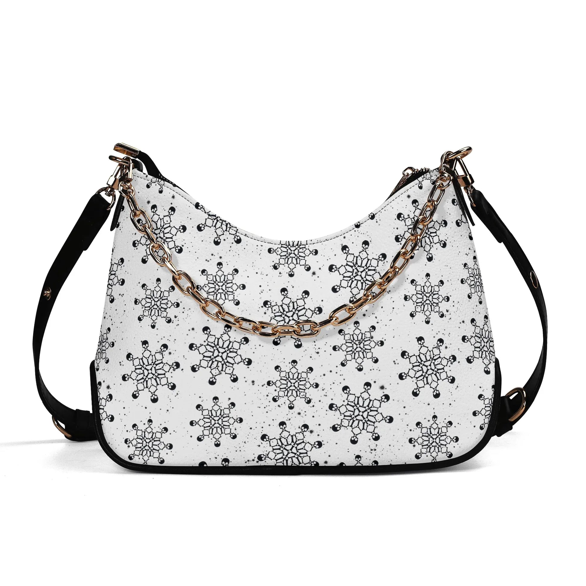black-snowflake-elegante-umhangetasche-mit-kette-umhangetasche-jlr-design-1 - JLR Design