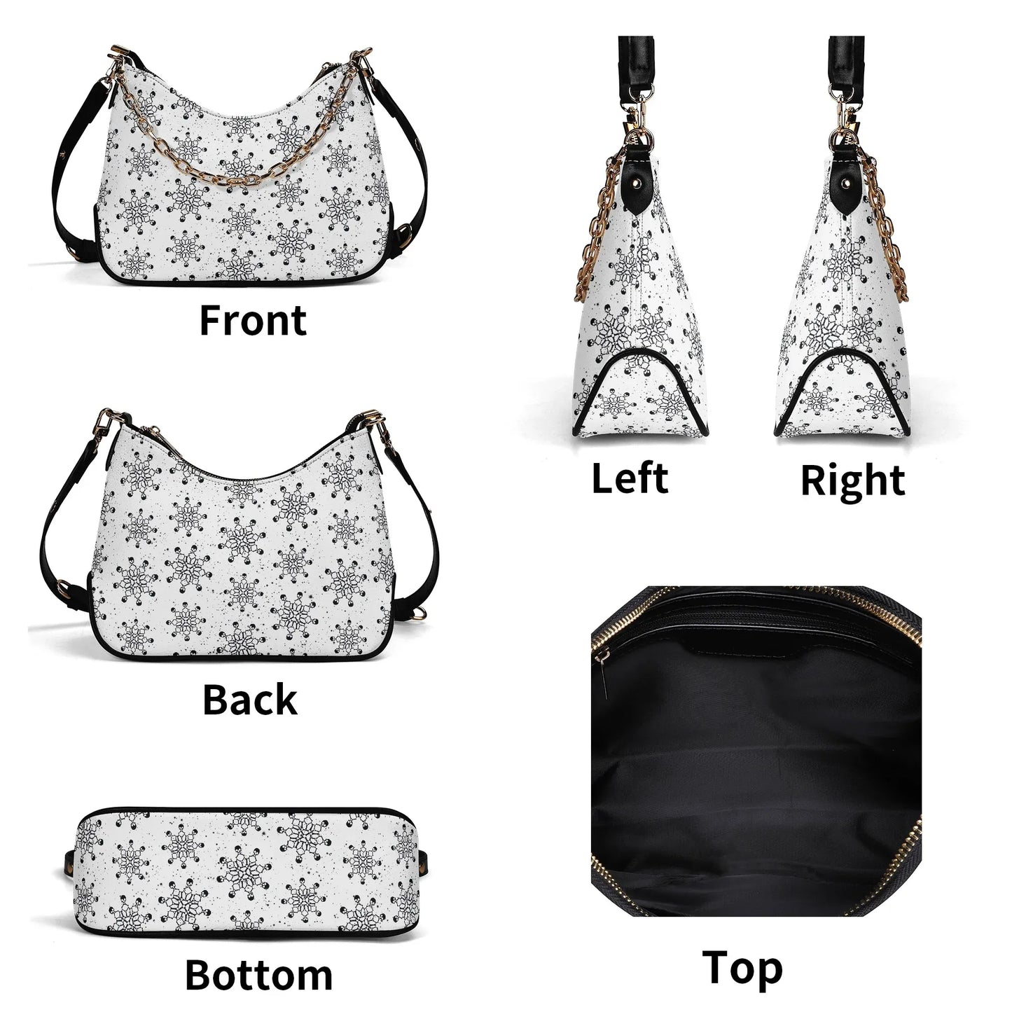 black-snowflake-elegante-umhangetasche-mit-kette-umhangetasche-jlr-design-6 - JLR Design