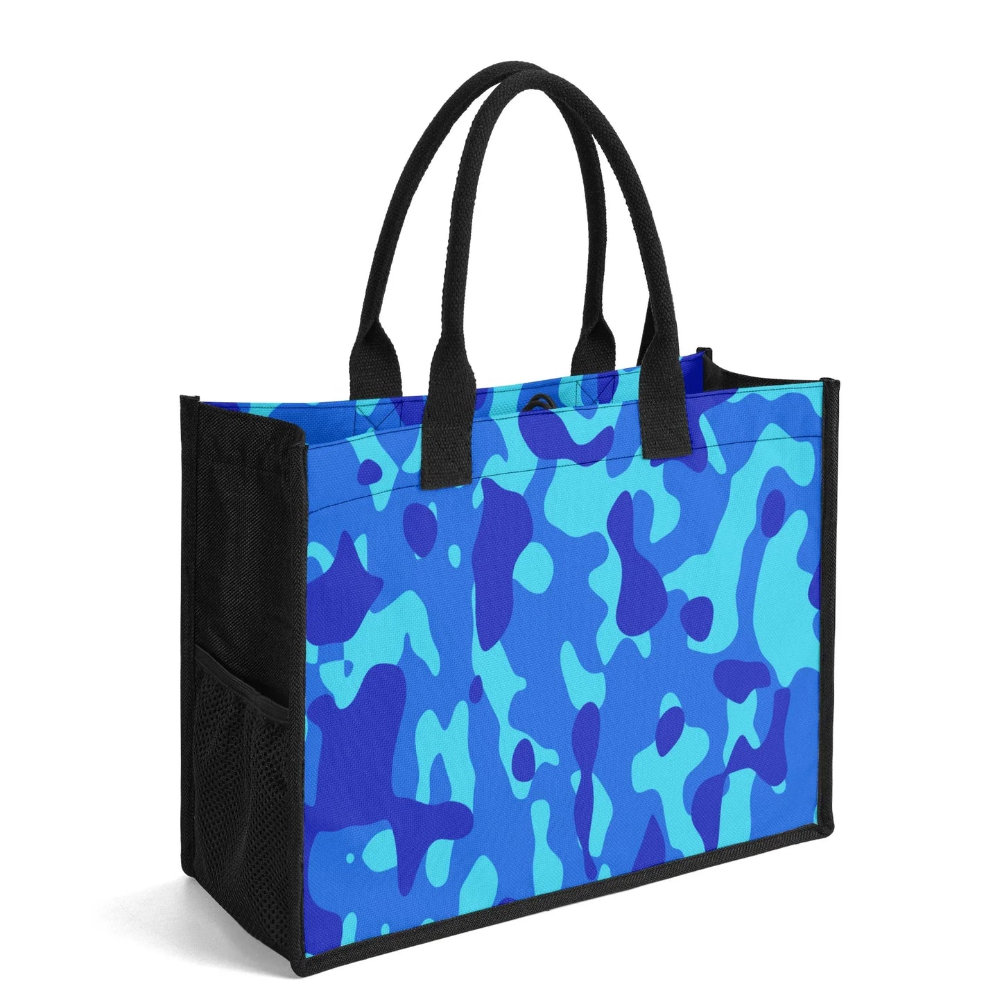 blaue-camouflage-canvas-shopper-tasche-einkaufstasche-jlr-design-4 - JLR Design