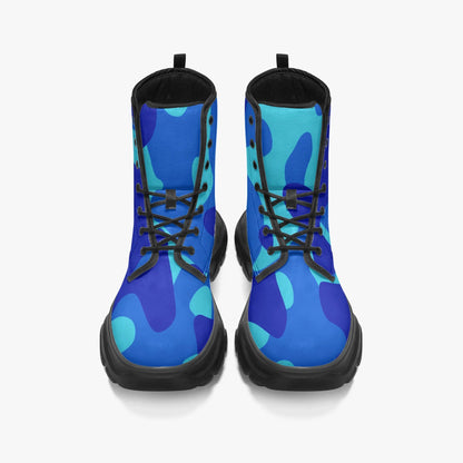 blaue-camouflage-leather-chunky-boots-boots-jlr-design-5 - JLR Design