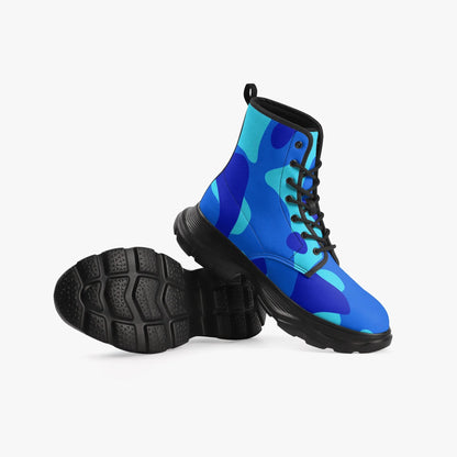 blaue-camouflage-leather-chunky-boots-boots-jlr-design-6 - JLR Design
