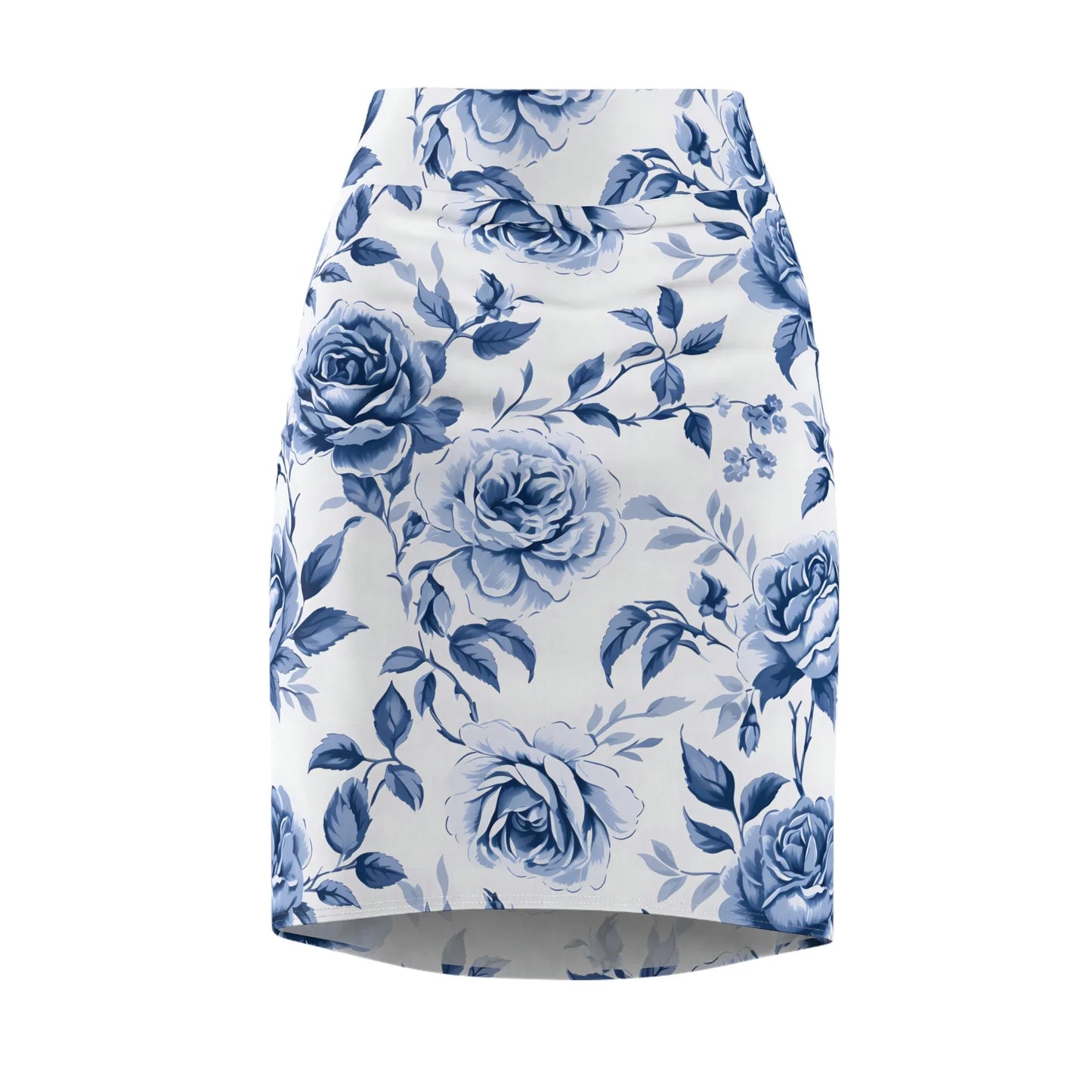 blaue-rose-v1-bleistiftrock-fur-damen-eleganter-mid-waist-rock-mit-stretch-komfort-bleistiftrock-jlr-design-4 - JLR Design