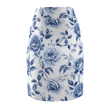 blaue-rose-v1-bleistiftrock-fur-damen-eleganter-mid-waist-rock-mit-stretch-komfort-bleistiftrock-jlr-design-5 - JLR Design