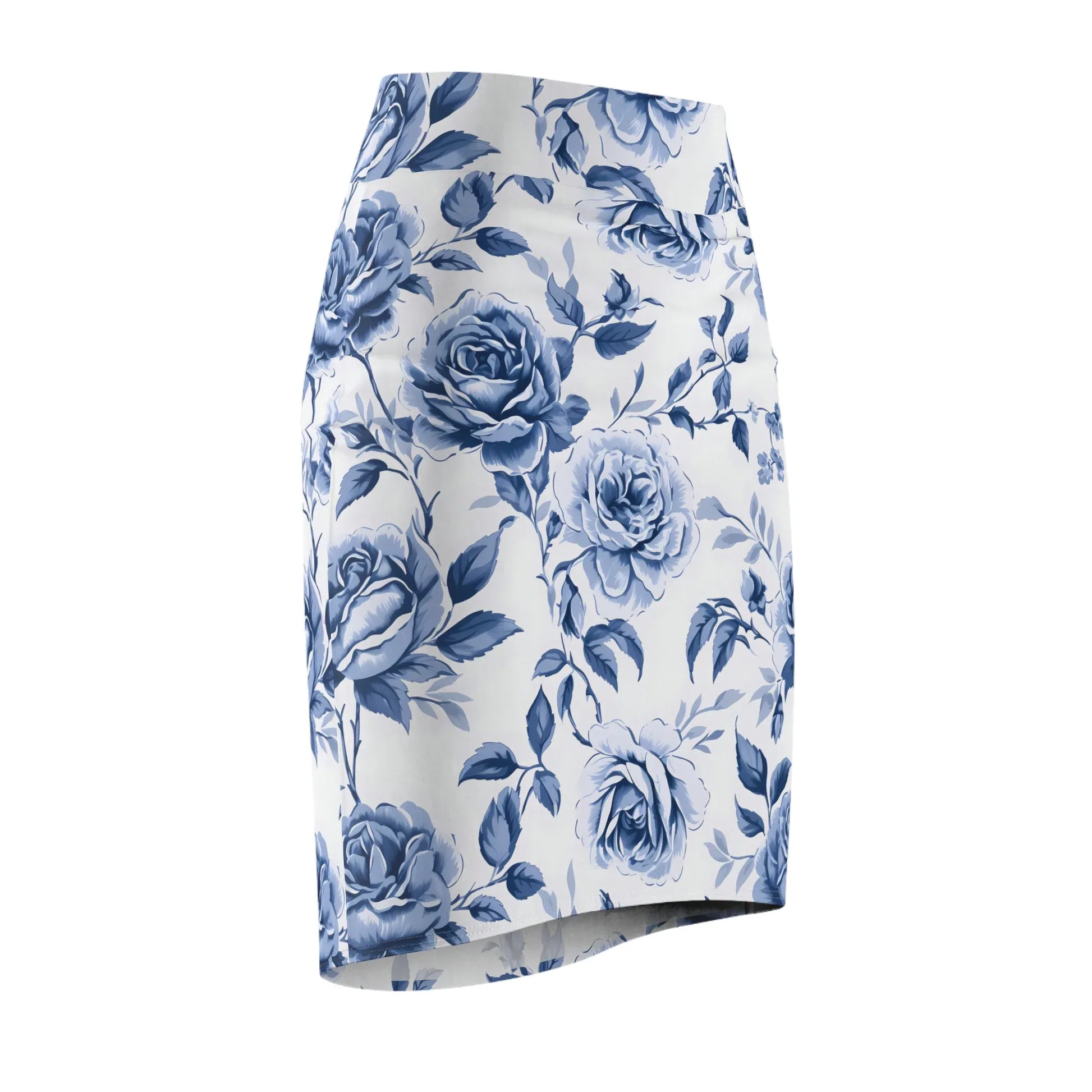 blaue-rose-v1-bleistiftrock-fur-damen-eleganter-mid-waist-rock-mit-stretch-komfort-bleistiftrock-jlr-design-6 - JLR Design