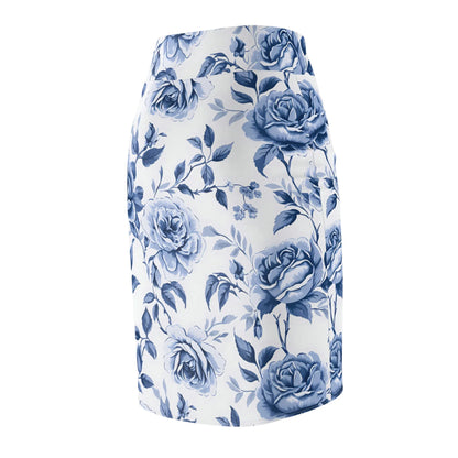 blaue-rose-v1-bleistiftrock-fur-damen-eleganter-mid-waist-rock-mit-stretch-komfort-bleistiftrock-jlr-design-7 - JLR Design