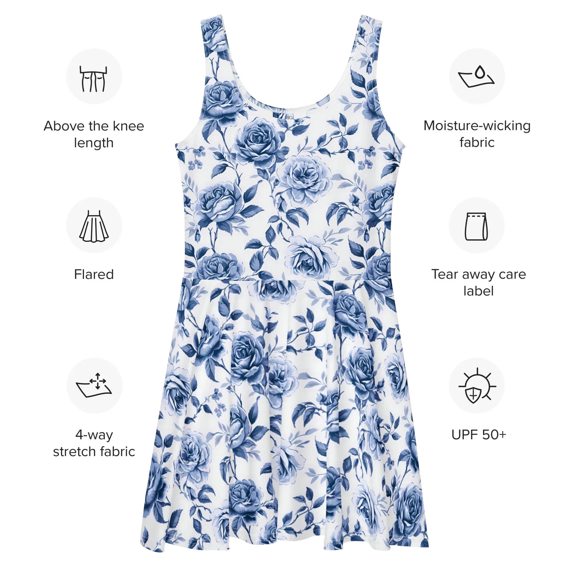 blaue-rose-v1-skater-kleid-skater-kleid-jlr-design-4 - JLR Design
