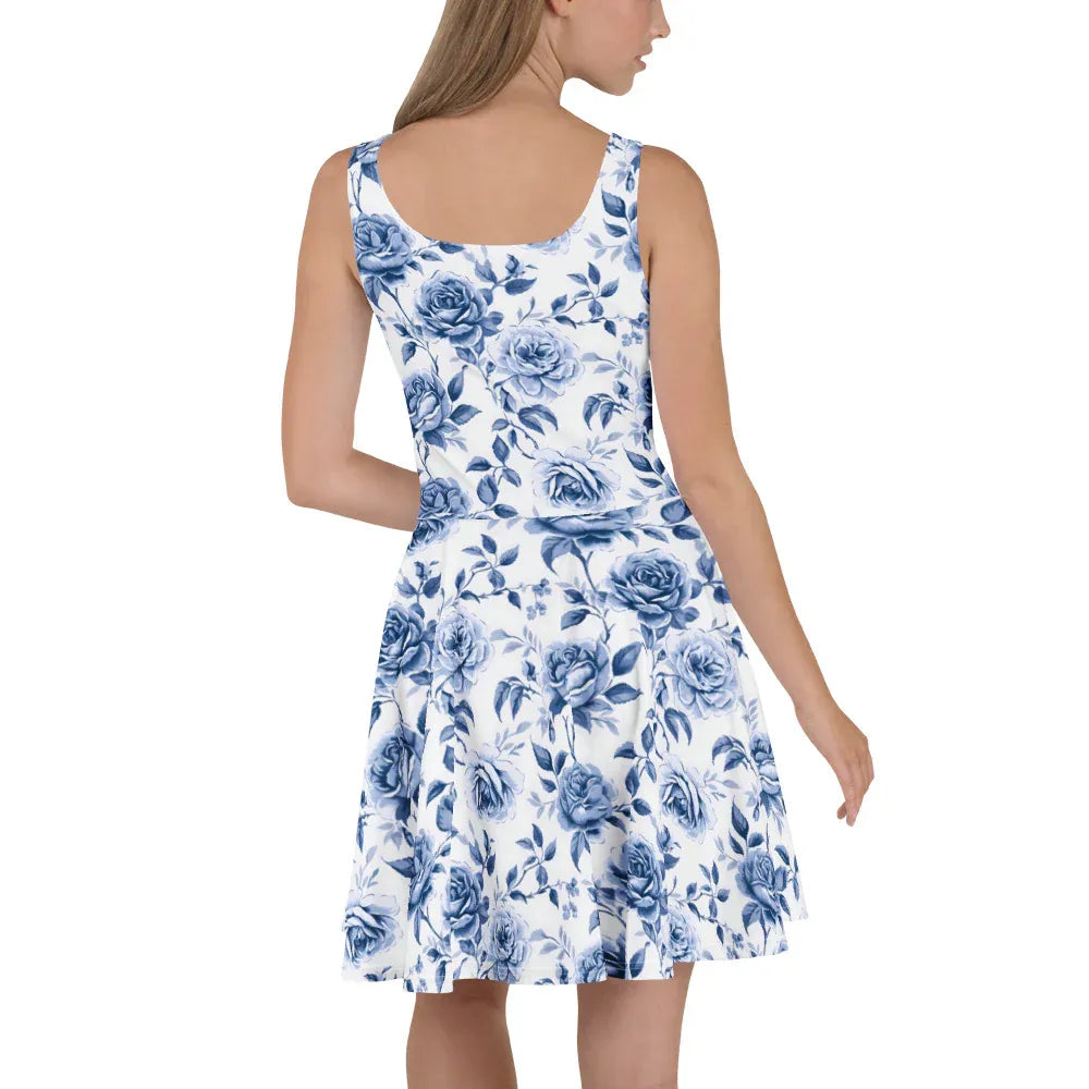 blaue-rose-v1-skater-kleid-skater-kleid-jlr-design-6 - JLR Design