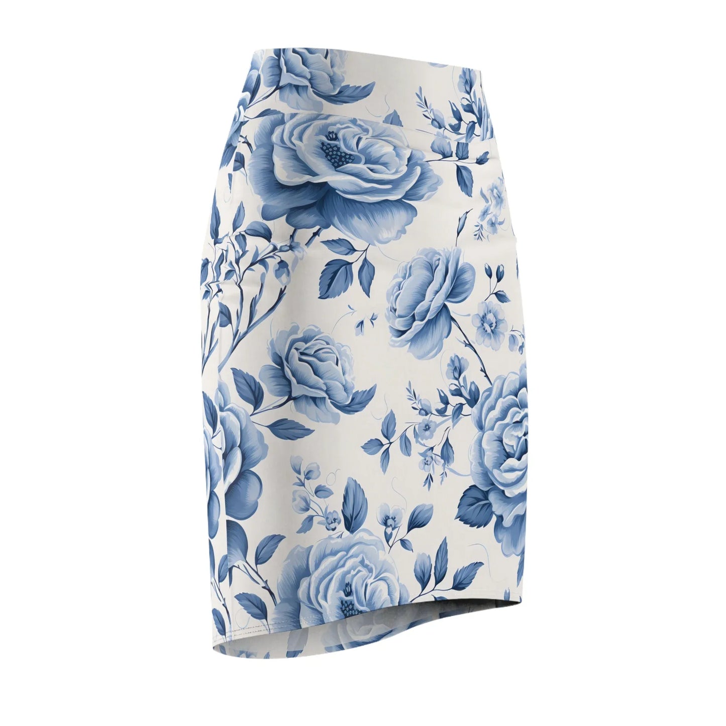 blaue-rose-v2-bleistiftrock-fur-damen-eleganter-mid-waist-rock-mit-stretch-komfort-bleistiftrock-jlr-design-3 - JLR Design