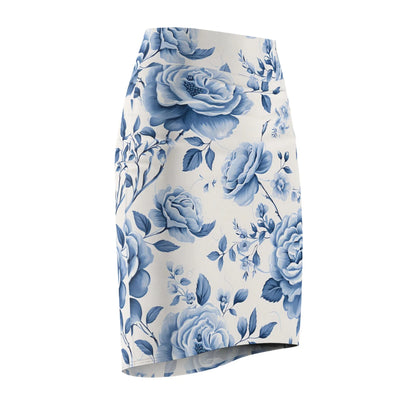 blaue-rose-v2-bleistiftrock-fur-damen-eleganter-mid-waist-rock-mit-stretch-komfort-bleistiftrock-jlr-design-3 - JLR Design