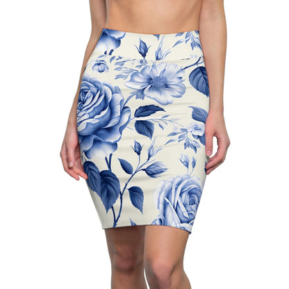 blaue-rose-v3-bleistiftrock-fur-damen-eleganter-mid-waist-rock-mit-stretch-komfort-bleistiftrock-jlr-design-1 - JLR Design