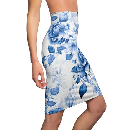 blaue-rose-v4-bleistiftrock-fur-damen-eleganter-mid-waist-rock-mit-stretch-komfort-bleistiftrock-jlr-design-3 - JLR Design
