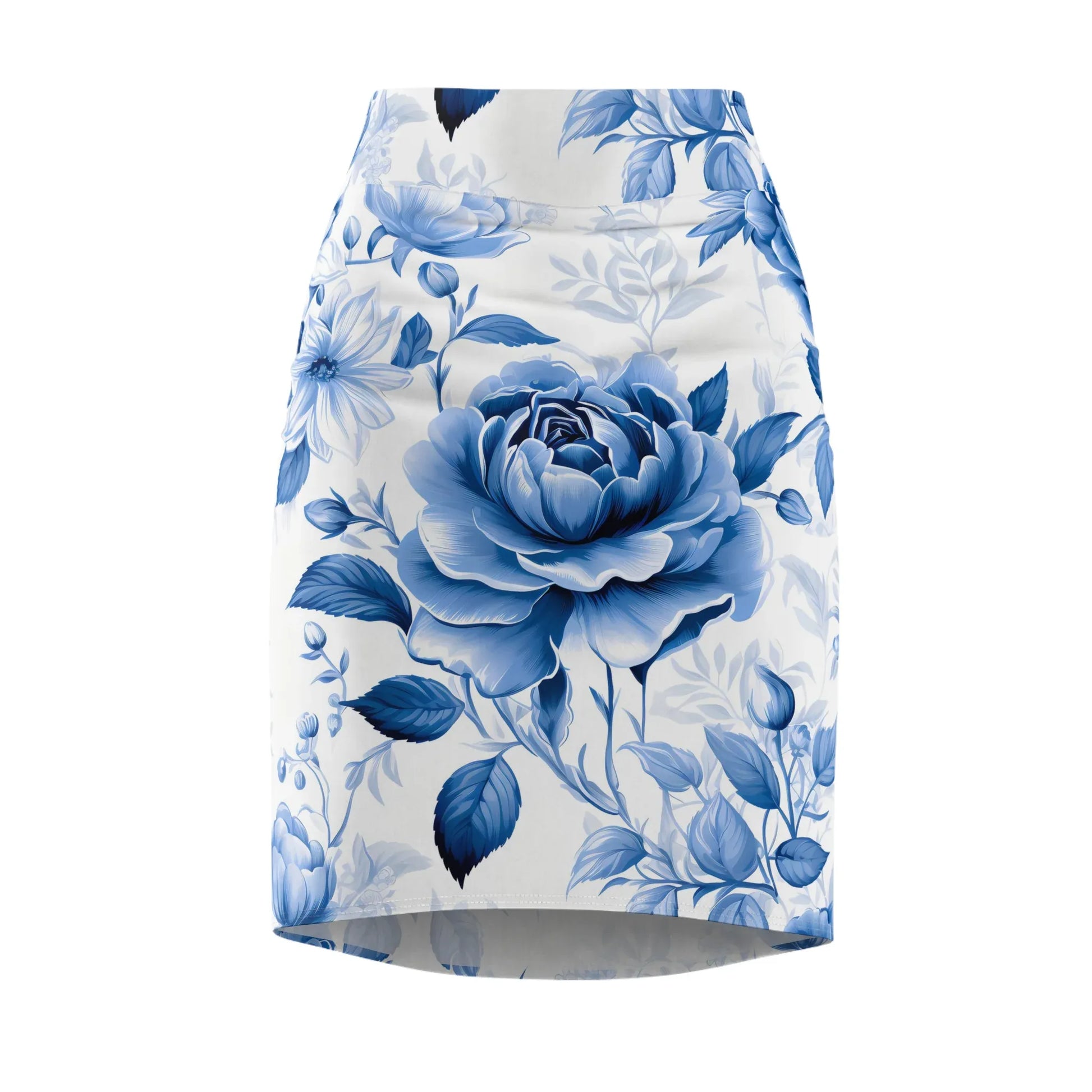 blaue-rose-v4-bleistiftrock-fur-damen-eleganter-mid-waist-rock-mit-stretch-komfort-bleistiftrock-jlr-design-4 - JLR Design