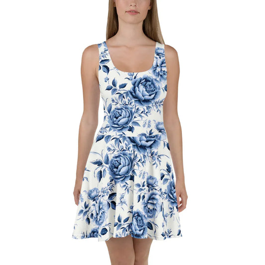 blaue-rose-v4-skater-kleid-skater-kleid-jlr-design-1 - JLR Design