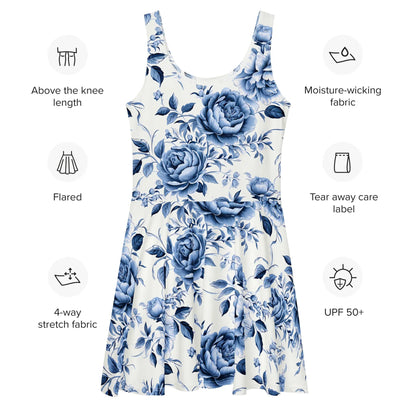 blaue-rose-v4-skater-kleid-skater-kleid-jlr-design-5 - JLR Design