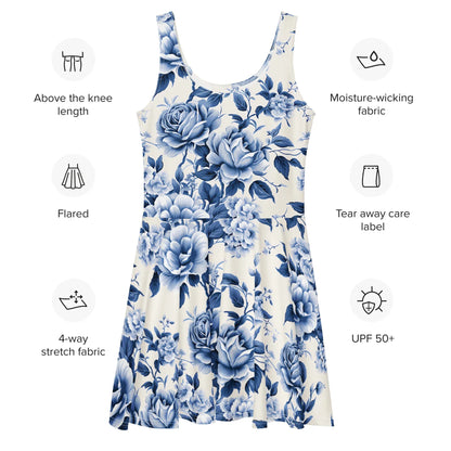 blaue-rose-v5-skater-kleid-skater-kleid-jlr-design-5 - JLR Design