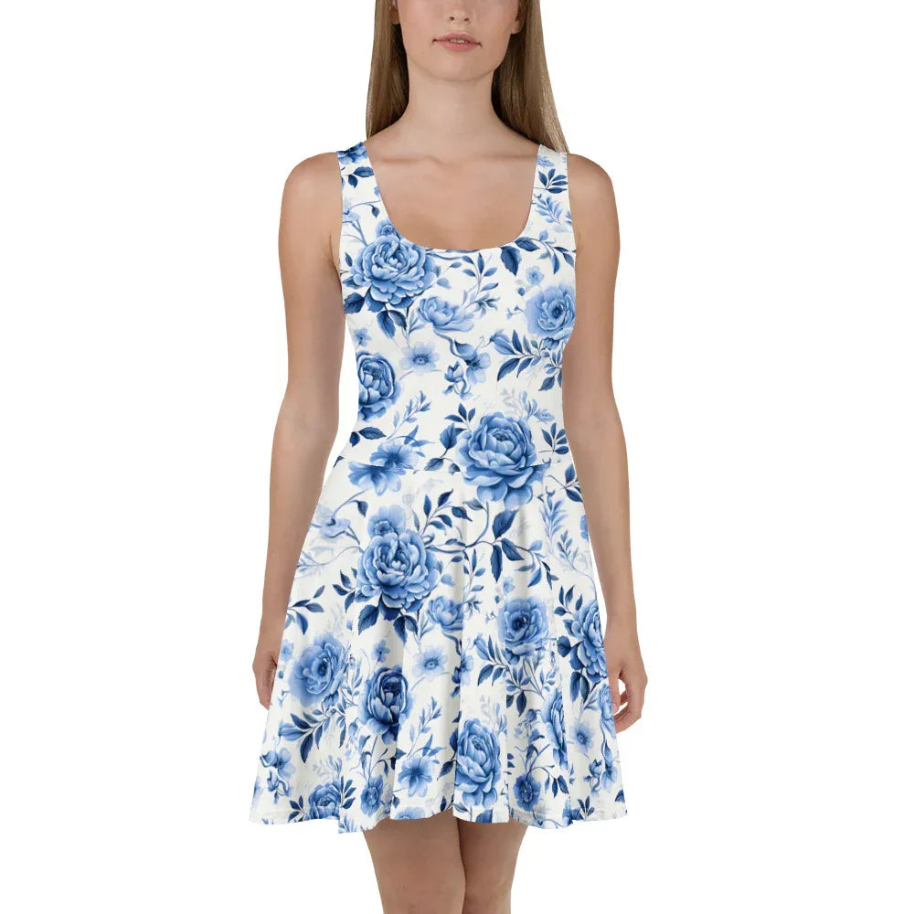 blaue-rose-v7-skater-kleid-skater-kleid-jlr-design-1 - JLR Design