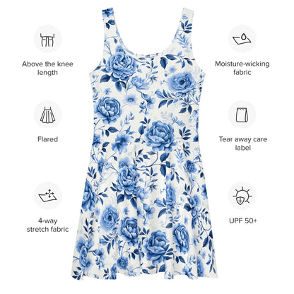 blaue-rose-v7-skater-kleid-skater-kleid-jlr-design-5 - JLR Design