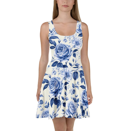 blaue-rose-v8-skater-kleid-skater-kleid-jlr-design-1 - JLR Design