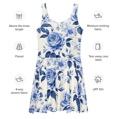 blaue-rose-v8-skater-kleid-skater-kleid-jlr-design-5 - JLR Design