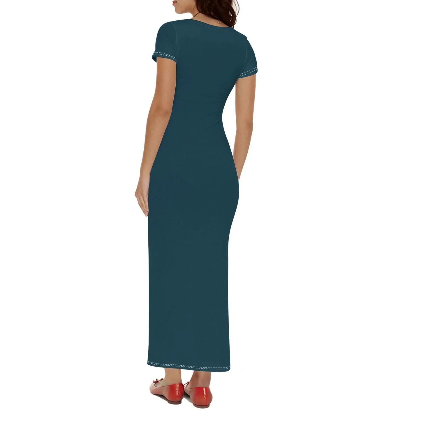 blauwal-short-sleeve-long-dress-long-dress-jlr-design-2 - JLR Design