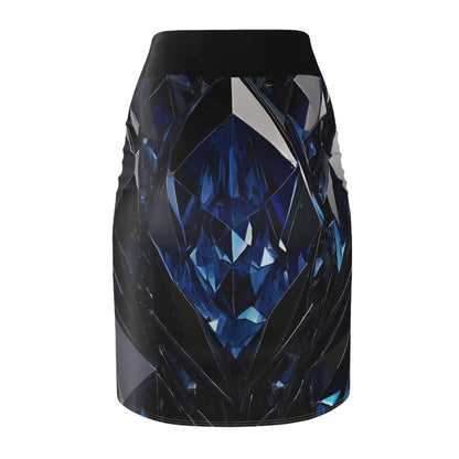blue-black-crystal-bleistiftrock-fur-damen-eleganter-mid-waist-rock-mit-stretch-komfort-bleistiftrock-jlr-design-3 - JLR Design