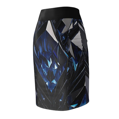 blue-black-crystal-bleistiftrock-fur-damen-eleganter-mid-waist-rock-mit-stretch-komfort-bleistiftrock-jlr-design-5 - JLR Design