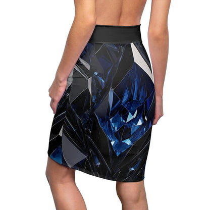 blue-black-crystal-bleistiftrock-fur-damen-eleganter-mid-waist-rock-mit-stretch-komfort-bleistiftrock-jlr-design-6 - JLR Design