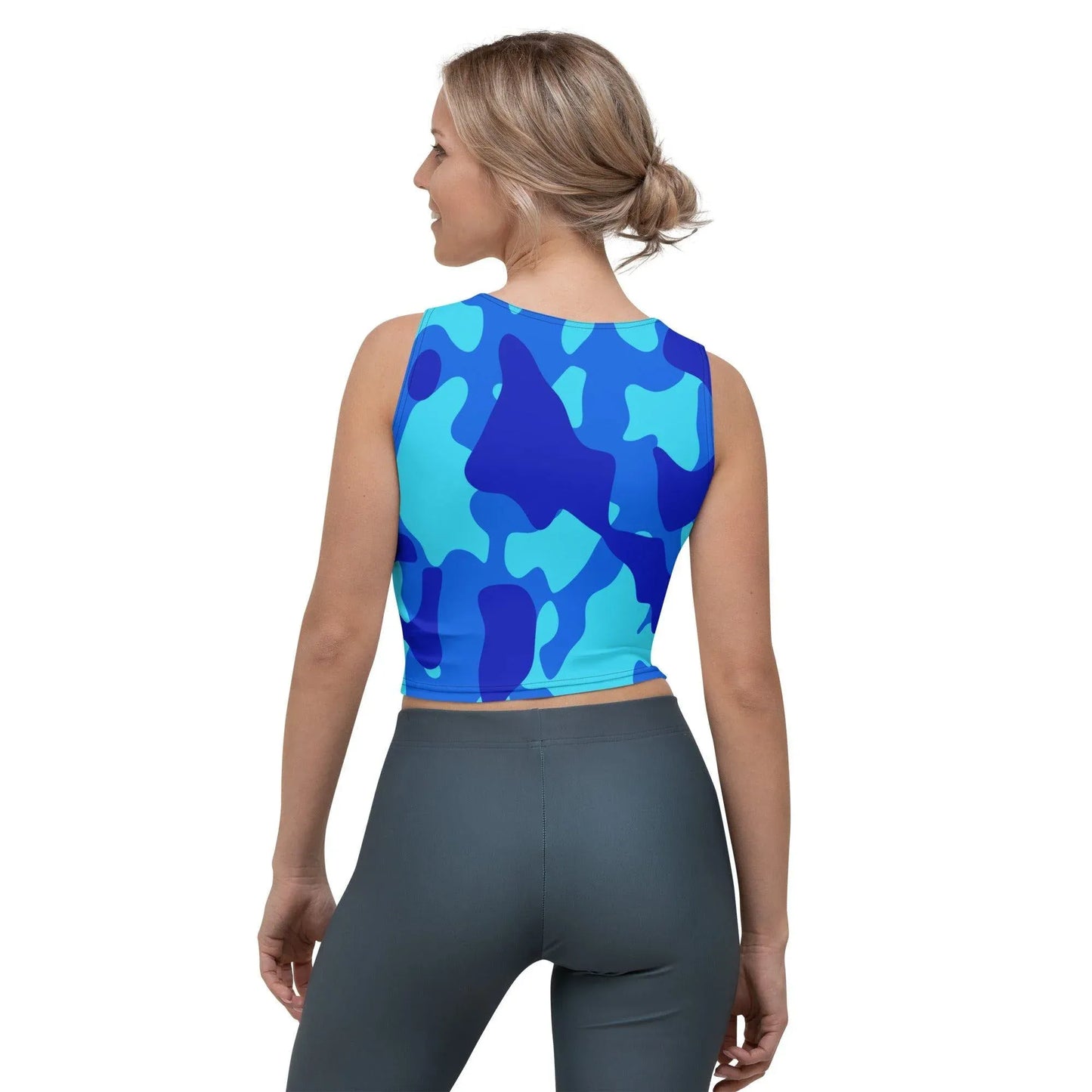 blue-camouflage-damen-crop-top-crop-top-jlr-design-2 - JLR Design