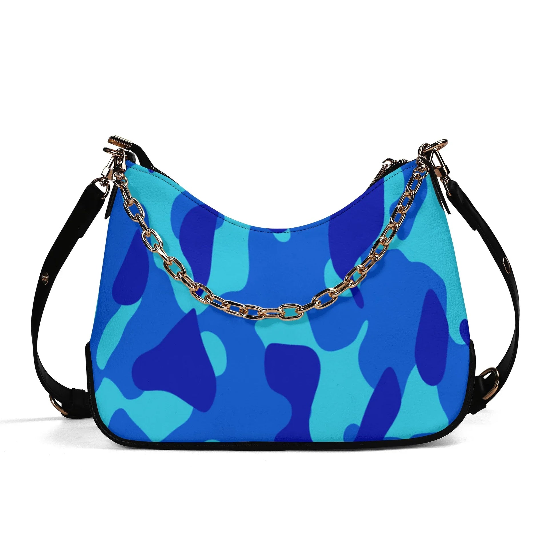 blue-camouflage-elegante-umhangetasche-mit-kette-umhangetasche-jlr-design-1 - JLR Design