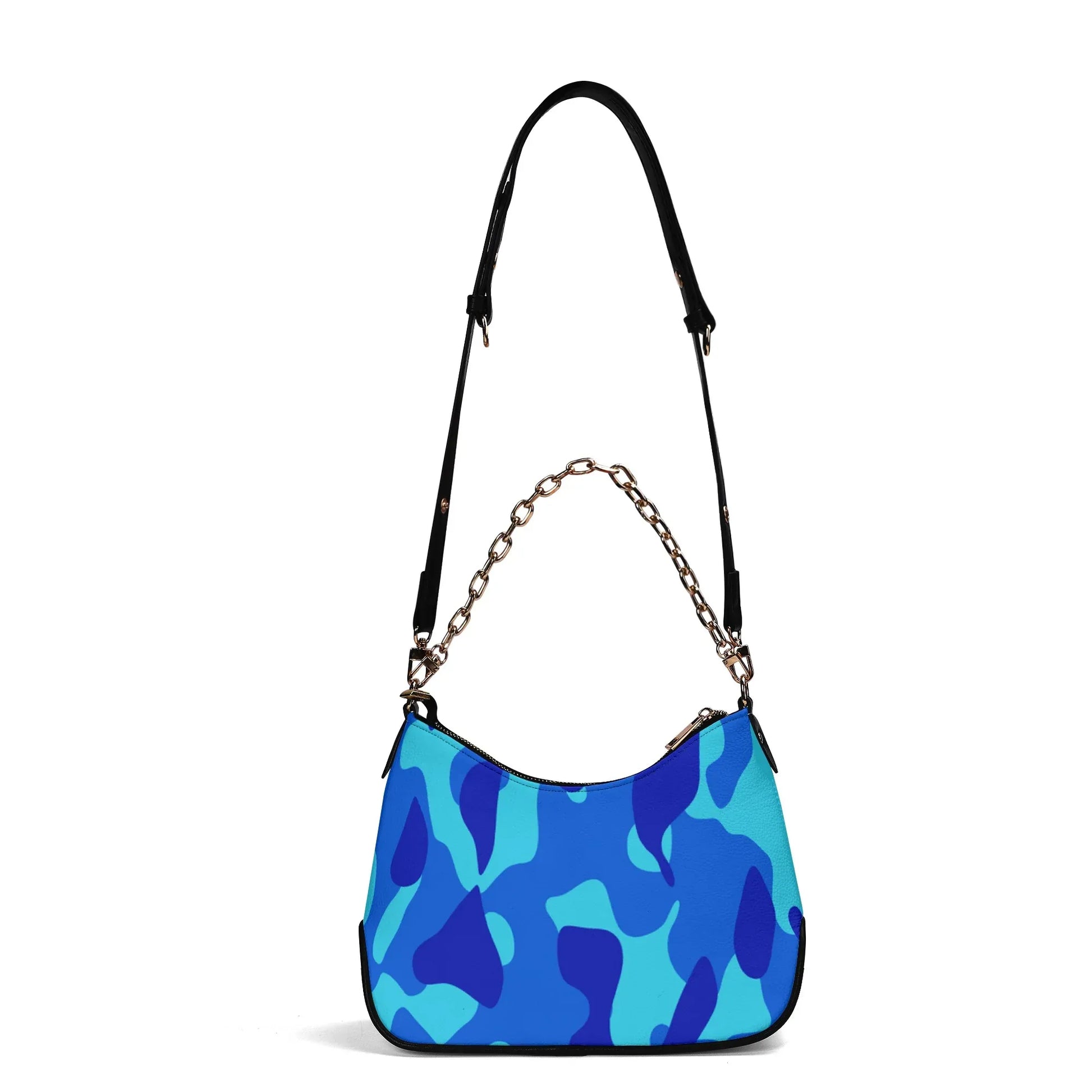 blue-camouflage-elegante-umhangetasche-mit-kette-umhangetasche-jlr-design-5 - JLR Design