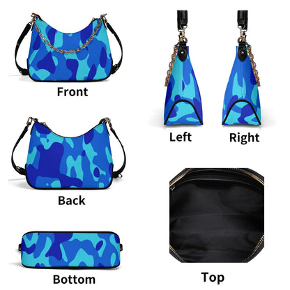 blue-camouflage-elegante-umhangetasche-mit-kette-umhangetasche-jlr-design-6 - JLR Design