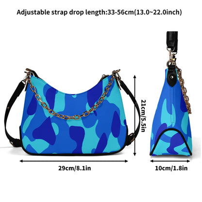 blue-camouflage-elegante-umhangetasche-mit-kette-umhangetasche-jlr-design-7 - JLR Design