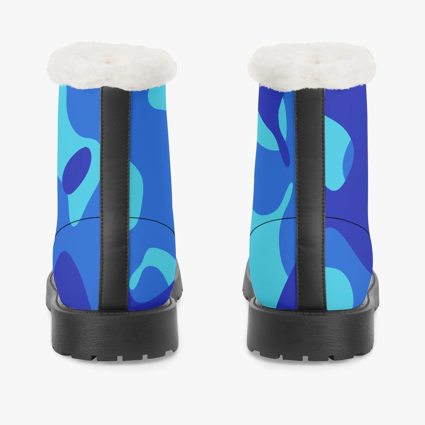 blue-camouflage-faux-fur-leder-boots-boots-jlr-design-6 - JLR Design