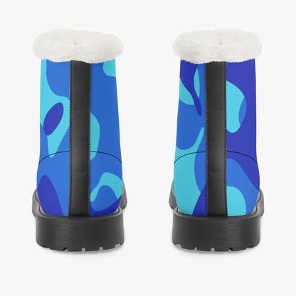blue-camouflage-faux-fur-leder-boots-boots-jlr-design-6 - JLR Design