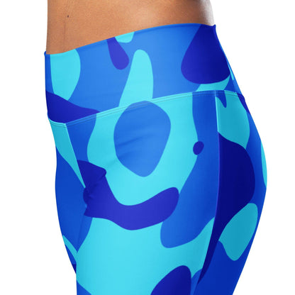 blue-camouflage-high-waist-flare-leggings-flare-leggings-jlr-design-7 - JLR Design