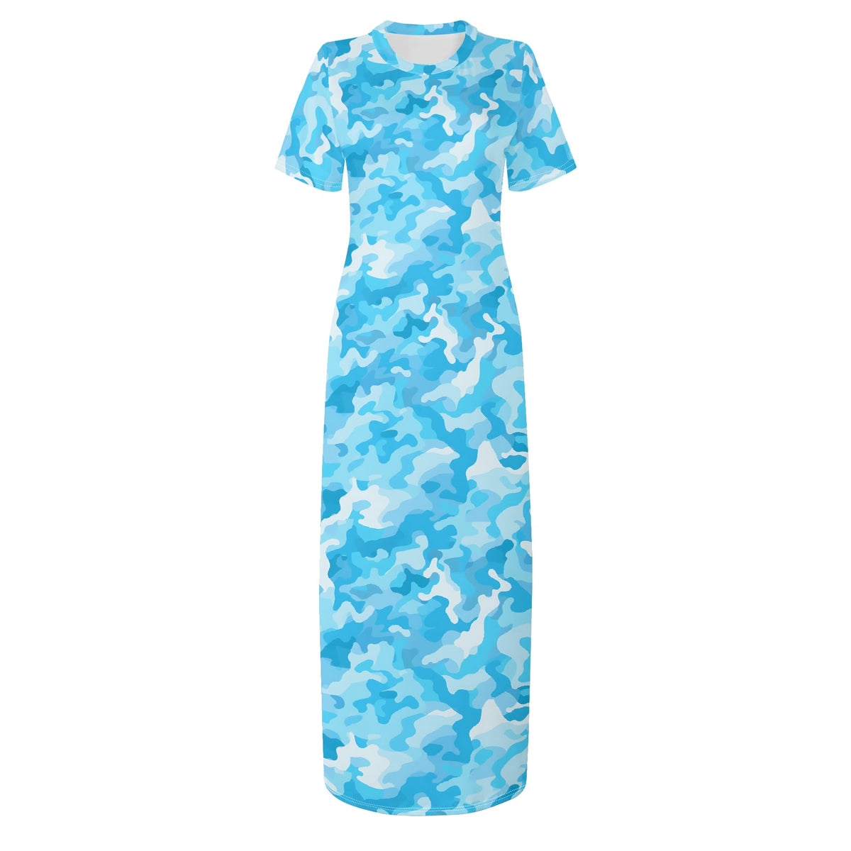 blue-camouflage-v2-bodycon-maxi-dress-long-dress-jlr-design-jlr-design-de-3 - JLR Design