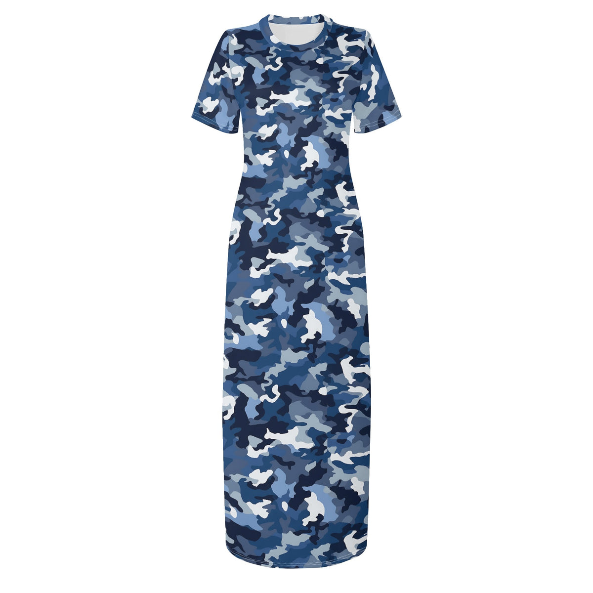 blue-camouflage-v6-bodycon-maxi-dress-long-dress-jlr-design-jlr-design-de-3 - JLR Design