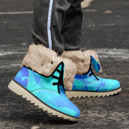 blue-crystal-chic-boots-mit-pluschfutter-stiefel-jlr-design-1 - JLR Design