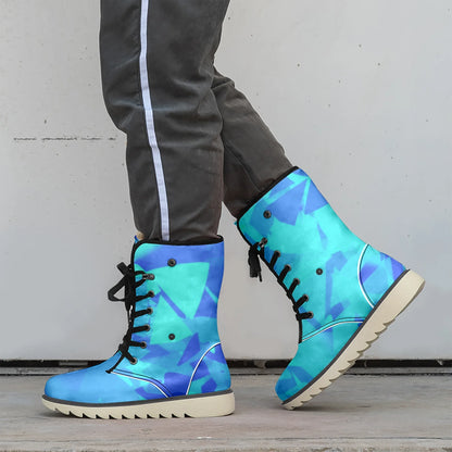 blue-crystal-chic-boots-mit-pluschfutter-stiefel-jlr-design-2 - JLR Design