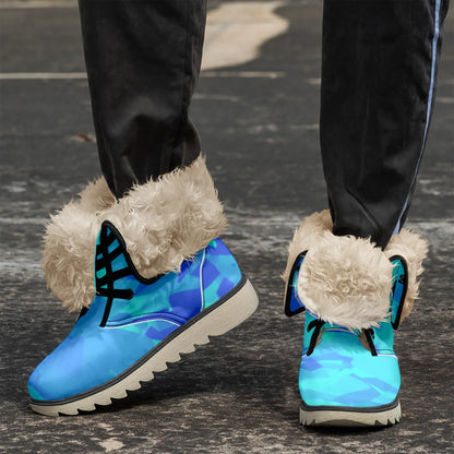 blue-crystal-chic-boots-mit-pluschfutter-stiefel-jlr-design-3 - JLR Design
